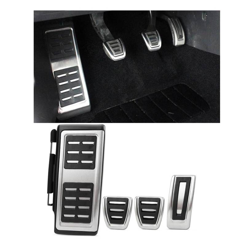 Auto Pedale A1 A3 Q2 8V Auto Kupplung Bremse Fußstütze Pedal Auto Pedal Auto Pedal Abdeckung(4 Pcs MT with Rest) von Vdifsvb
