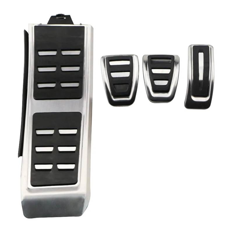 Auto Pedale A1 A4 A6 Q5 8X GB B6 B8 C6 C7 C8 8R 80A Beschleuniger Bremse Kein Bohren Pedal Abdeckung Pads Gas Kraftstoff Fußstütze Pedale Auto Pedal Abdeckung(MT with Rest) von Vdifsvb
