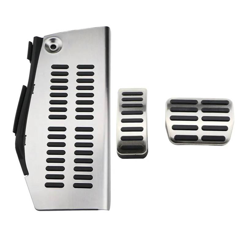 Auto Pedale A2 A3/S3 8L TT Für Cabrio 8N LHD Edelstahl Auto Pedale Kappe Kupplung Gaspedal Bremse Abdeckung Auto Pedal Abdeckung(at-B with Rest) von Vdifsvb