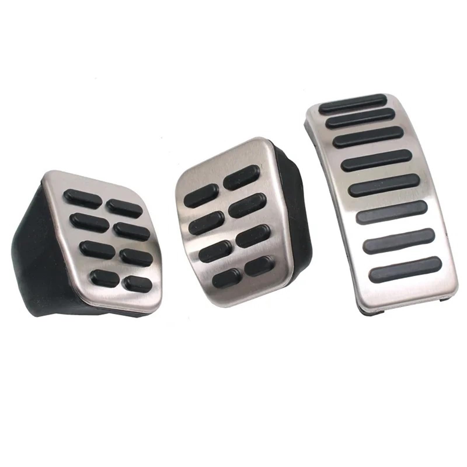 Auto Pedale FÜR VW FÜR Polo FÜR Golf 4 FÜR Bora FÜR Beetle RSi FÜR GTI R32 FÜR SEAT FÜR Leon Auto Pedal Edelstahl Pad Fußstütze Auto Styling Auto Pedal Abdeckung(MT 3PCS) von Vdifsvb