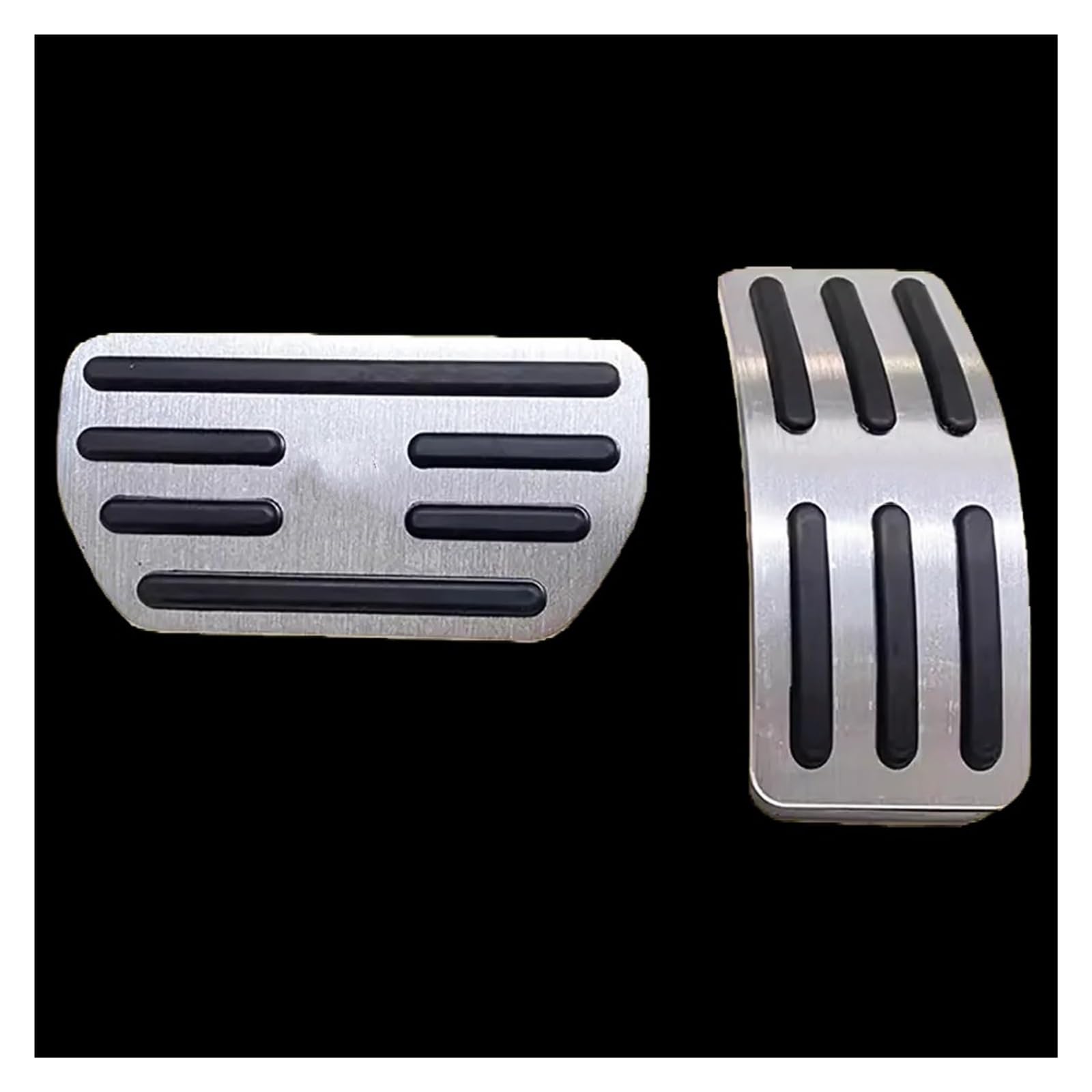 Auto Pedale Für GWM Für ORA Für Katze Für Funky Für Katze EV 2011 2022 2023 Auto Gas Kraftstoff Bremspedal Beschleuniger Nicht Bohren Abdeckung Pad Fall Rest Auto Pedal Abdeckung(Silber) von Vdifsvb