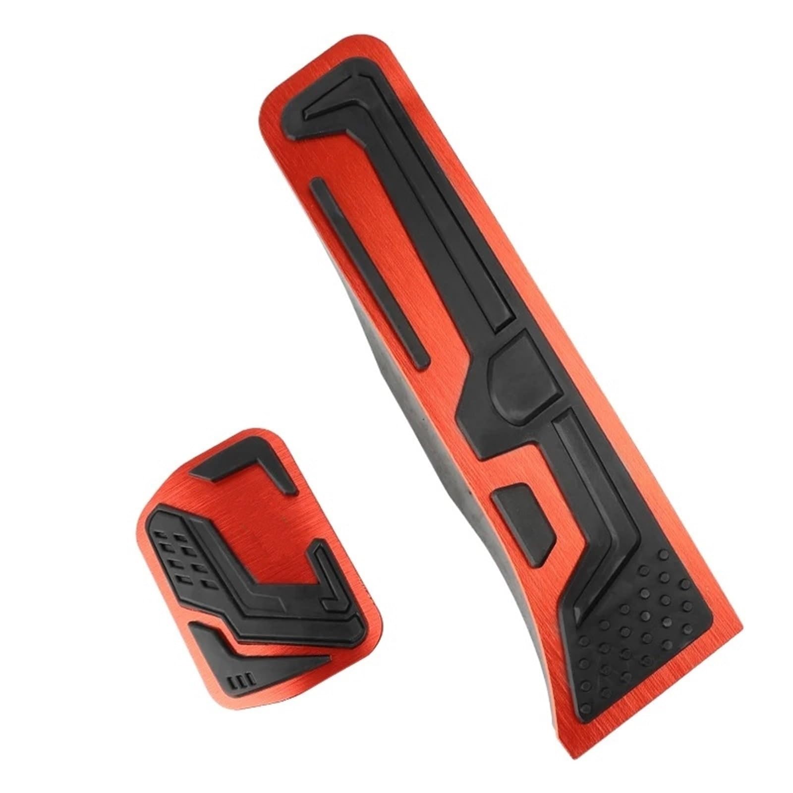 Auto Pedale Für LIXIANG Für Leading Für IDEAL L7 L8 L9 2023 Auto Pedal Pad rutschfeste Stahlpedalbrett Aluminiumlegierung Gummi Bremsabdeckung Auto Pedal Abdeckung(Red) von Vdifsvb