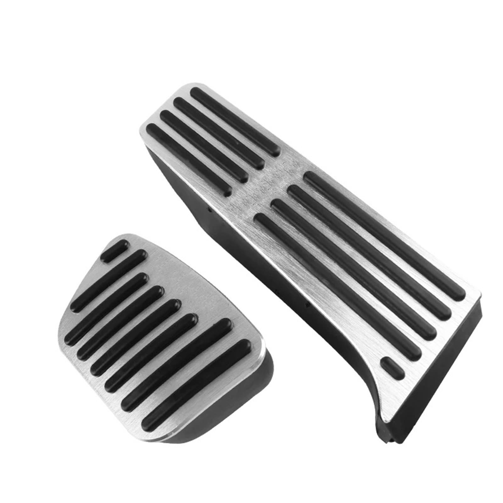 Auto Pedale Für Toyota BZ4X 2022 2023 Fuß Pedale Alumium Nicht-Slip Abdeckung Bremspedal Auto Pedal Pads Zubehör Auto Pedal Abdeckung(Silber) von Vdifsvb