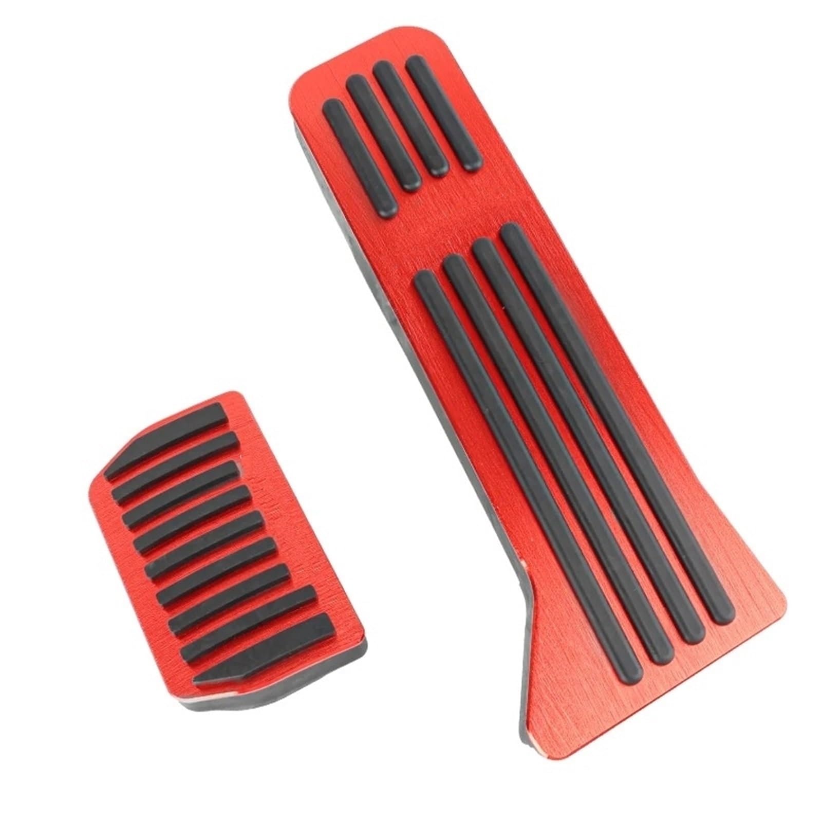 Auto Pedale Für Zeekr 001 2021 2022 2023 2024 rutschfeste Pedalbrett-Gummi-Bremsabdeckung, Zubehör, Auto-Pedalpolster Auto Pedal Abdeckung(Red) von Vdifsvb