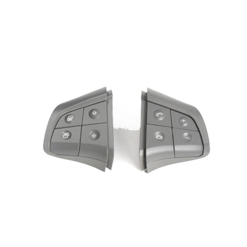Lenkradschalter Tastenfeld Steuertasten Für Benz W164 ML GL W245 B-Klasse W251 R-Klasse Autolenkrad Multifunktions-Bedientasten Schalterschlüssel Reparatursatz(A Gray) von Vdifsvb