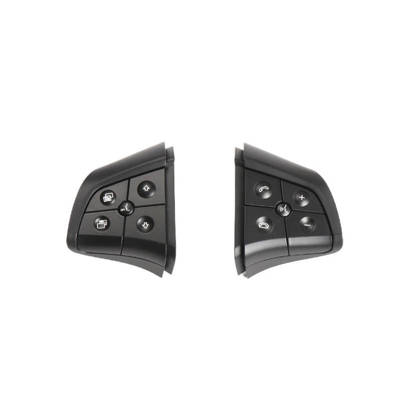 Lenkradschalter Tastenfeld Steuertasten Für Benz W164 ML GL W245 B-Klasse W251 R-Klasse Autolenkrad Multifunktions-Bedientasten Schalterschlüssel Reparatursatz(B Black) von Vdifsvb