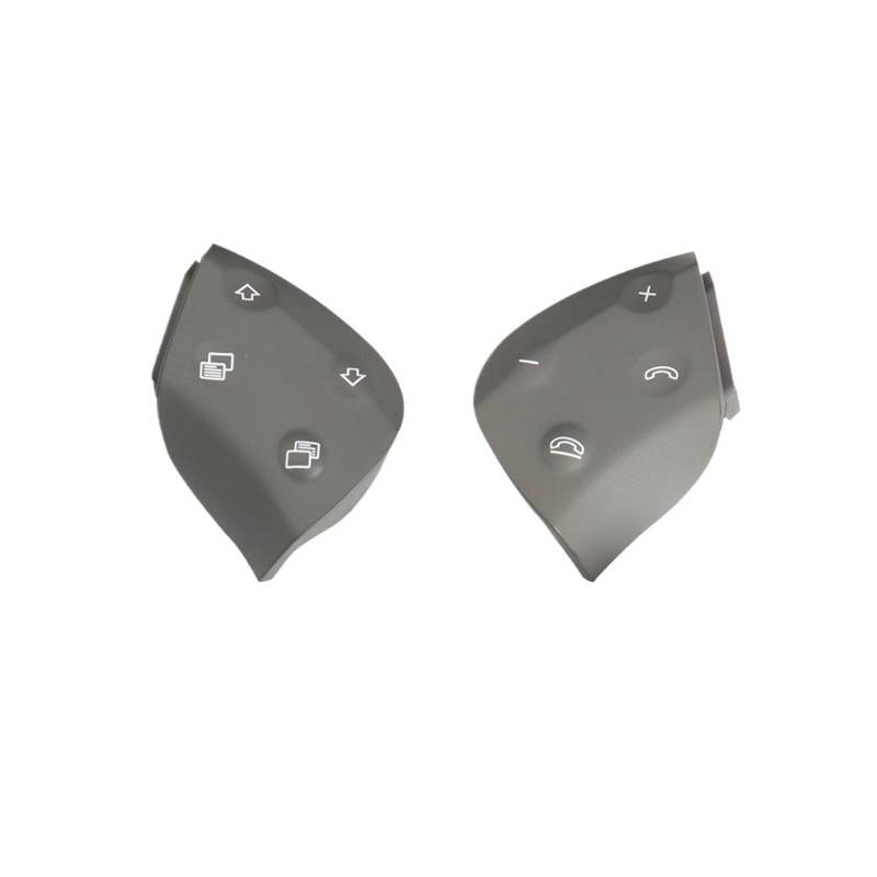 Lenkradschalter Tastenfeld Steuertasten Für Benz W203 C180 C200 C220 C240 ​​Für SLK W171 LHD RHD Multifunktions-Lenkradschalter-Tasten(Light Gray) von Vdifsvb