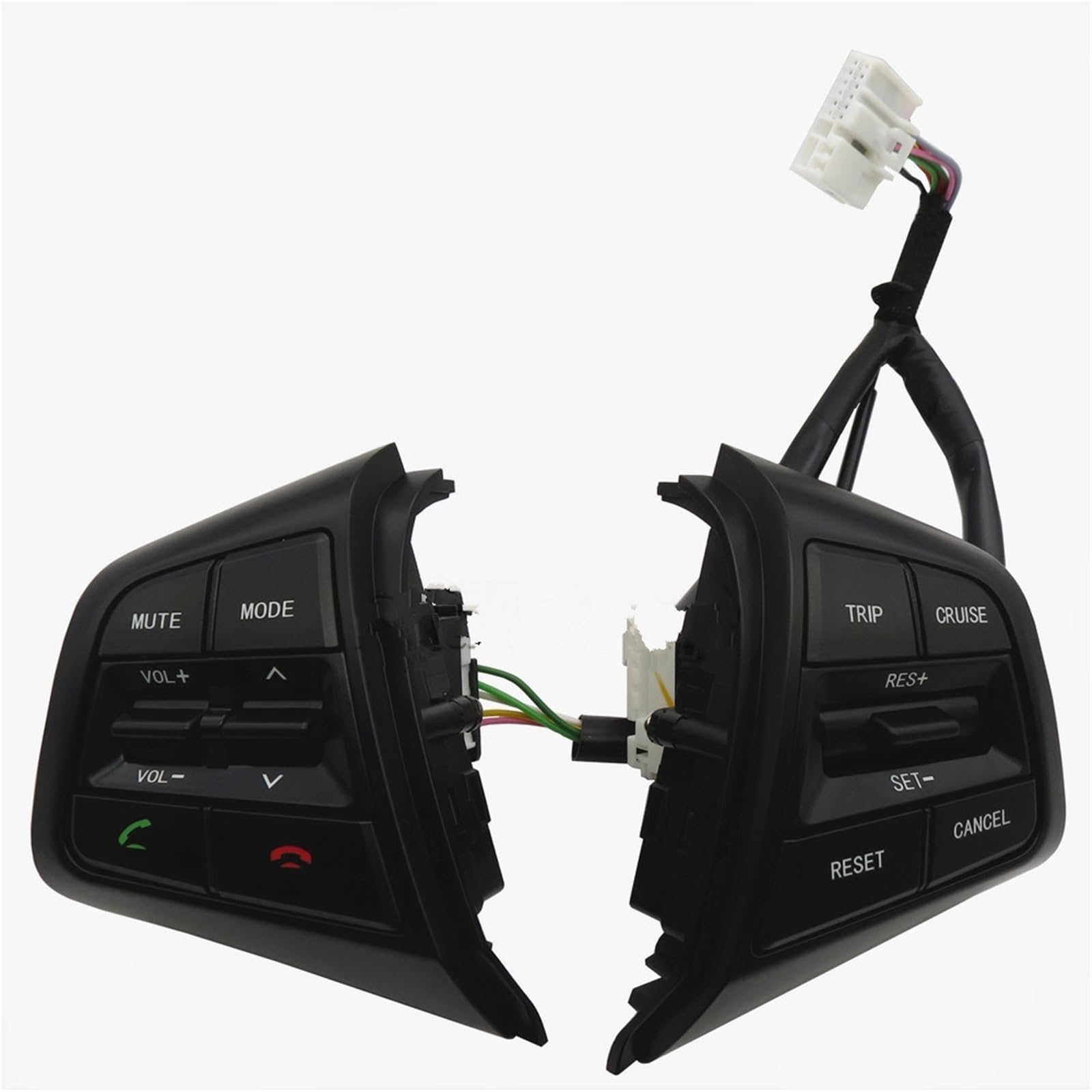 Lenkradschalter Tastenfeld Steuertasten Für Hyundai Ix25 (Für Creta) 1,6 L 2,0 L Lenkrad-Bedientasten Fernbedienung Tempomat Bluetooth-Taste(1.6L set) von Vdifsvb