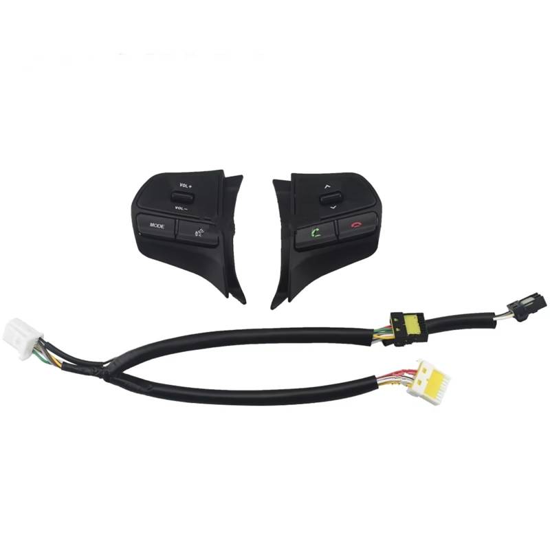 Lenkradschalter Tastenfeld Steuertasten Für Kia Für Rio 5 DOOR 2012 2013 2014 2015 2016 Lenkrad Audio Volumen Musik Control Taste von Vdifsvb