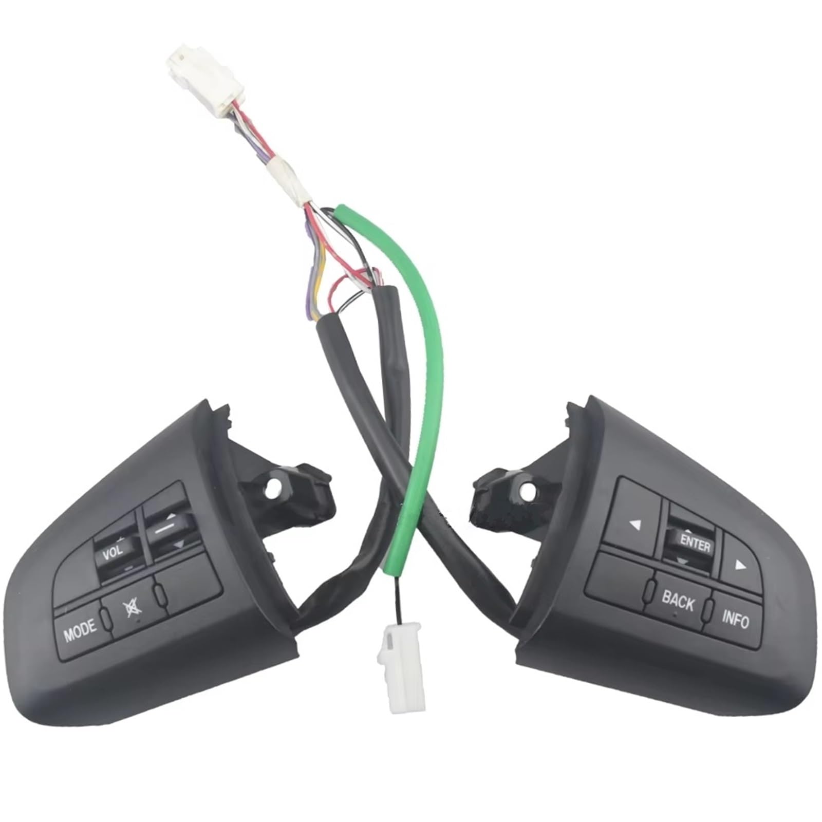 Lenkradschalter Tastenfeld Steuertasten Für Mazda 3 BL 2010 Cx-5 Cx5 Cx-7 Cx7 Multifunktionaler Original-Lenkradknopf Bluetooth-Telefon-Audio-Steuerschalter von Vdifsvb
