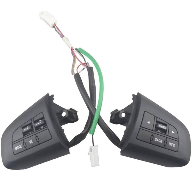 Lenkradschalter Tastenfeld Steuertasten Für Mazda 3 BL 2010 Cx-5 Cx5 Cx-7 Cx7 Multifunktionaler Original-Lenkradknopf Bluetooth-Telefon-Audio-Steuerschalter von Vdifsvb