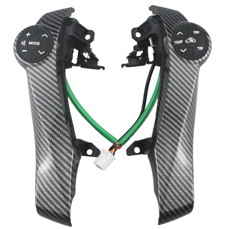 Lenkradschalter Tastenfeld Steuertasten Für Toyota Für Aqua 2012-2014 Für Prius C 2011-2015 Auto Multifunktions Lenkrad Kombination Control Schalter(Carbon) von Vdifsvb