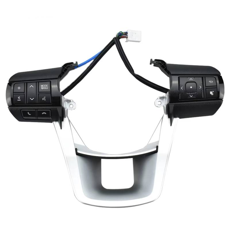 Lenkradschalter Tastenfeld Steuertasten Für Toyota Für Hilux Für Revo Für Rocco Für Fortuner 2015-2020 Audio Modus Control Schalter Multifunktionale Lenkrad 84250-0K320 von Vdifsvb