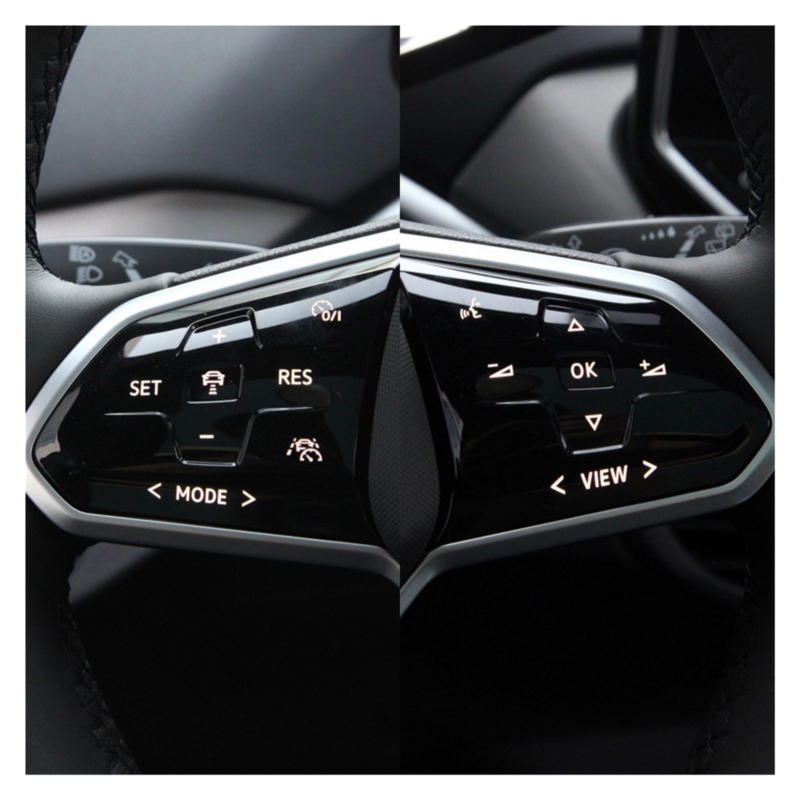 Lenkradschalter Tastenfeld Steuertasten Für VW ID3 ID4 ID6 Multifunktion Lenkrad LCD Touch Taste Shell Shell(A set) von Vdifsvb