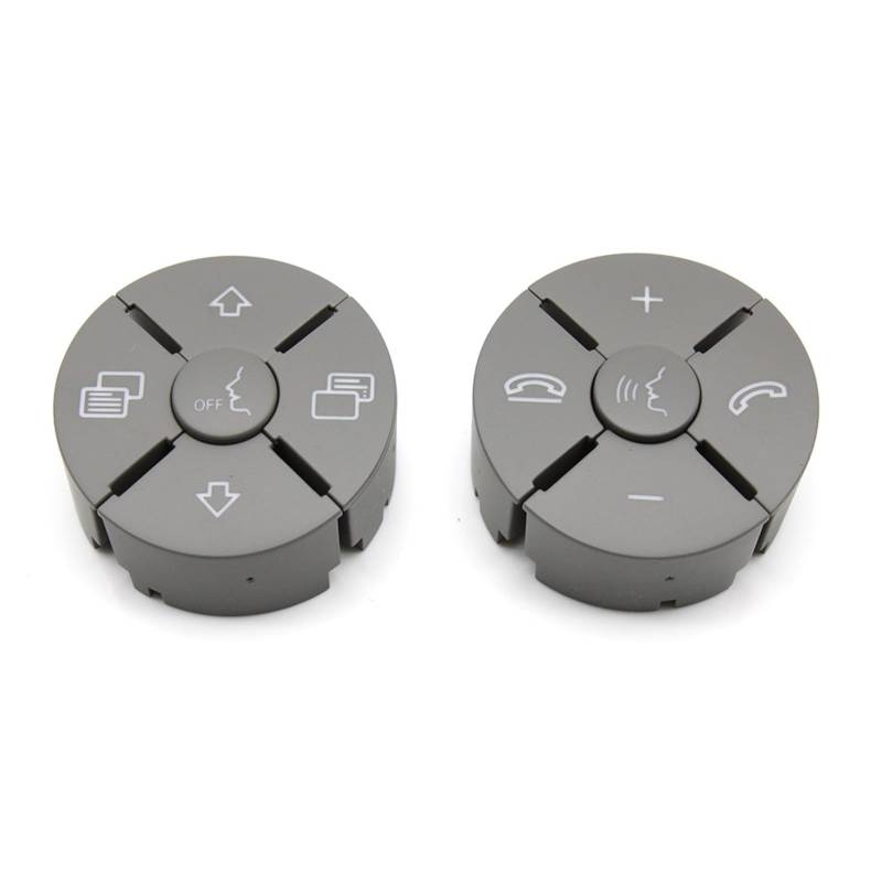 Lenkradschalter Tastenfeld Steuertasten Für W164 ML GL W251 R Klasse W219 W230 W171 350 400 450 500 Auto Multifunktions-Lenkradschalter-Steuertaste(Gray Button) von Vdifsvb