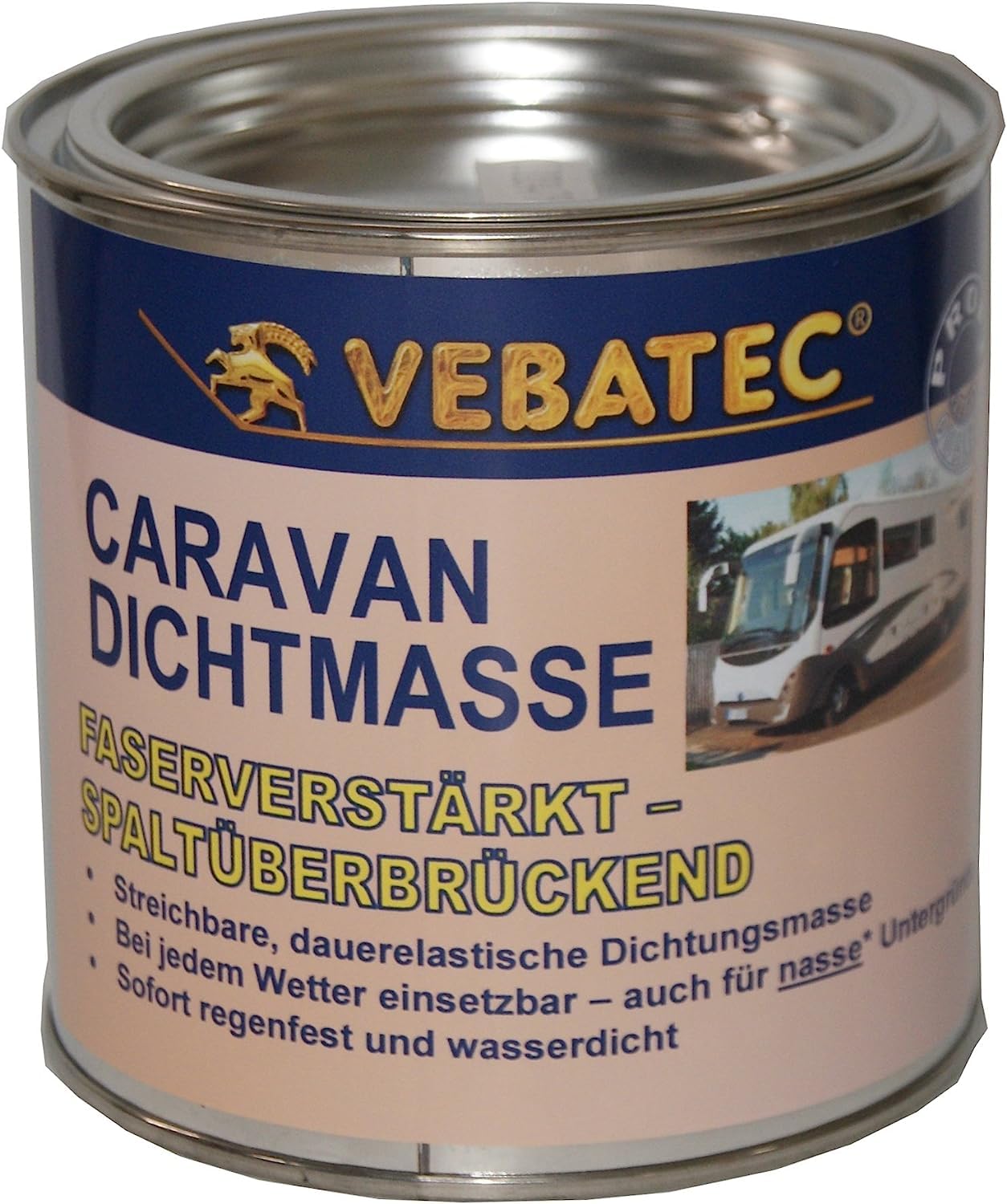 Vebatec Caravan Dichtmasse faserverstärkt 840g Vebatec Caravan Dichtmasse faserverstärkt 840g von Vebatec