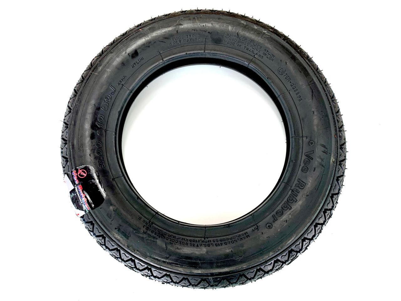 10 Zoll Reifen 3,00 x 10 TT50 Vee Rubber 10 Zoll Reifen 3,00 x 10 TT50 Vee Rubber von Vee Rubber