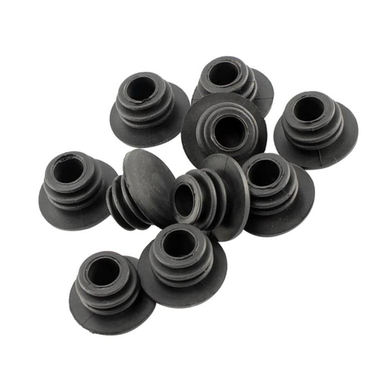 Veemoon Lenkerendkappen 10er-pack 22 Mm Für Fahrradlenker Schwarz Für Fahrräder von Veemoon