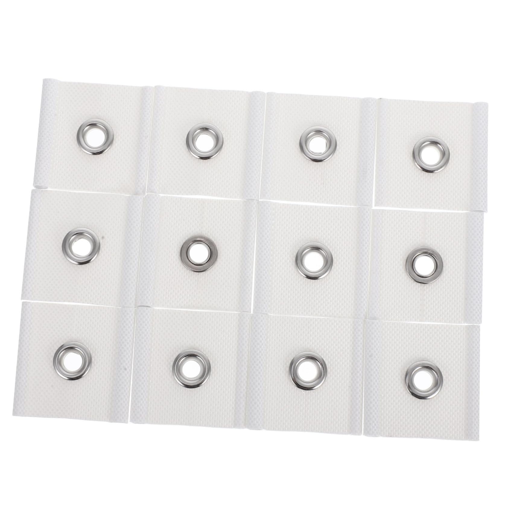 Veemoon 12 Stück RV-Anhängerkupplung Lichtclips für Wohnmobilvorzelte Wohnmobil-Markisenclips Befestigungselement für Wohnmobil-Markise PVC-beschichteter Stoff Weiß Veemoon 12 Stück RV-Anhängerkupplung Lichtclips für Wohnmobilvorzelte Wohnmobil-Markisenclips Befestigungselement für Wohnmobil-Markise PVC-beschichteter Stoff Weiß von Veemoon