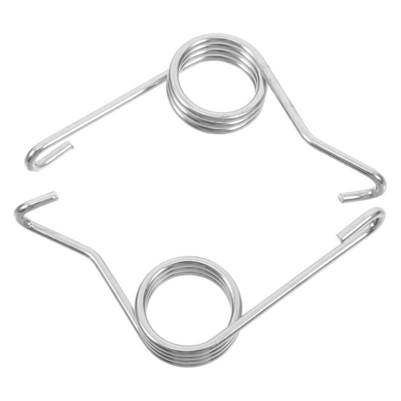 Veemoon 2 Stück Bremssattel Spring Feder für Gashebel Upgrade der Pedalfeder Federspeicherbremspedal des Bremspedals Gaspedalfeder Kupplungsfederpedal Stahl Silber von Veemoon
