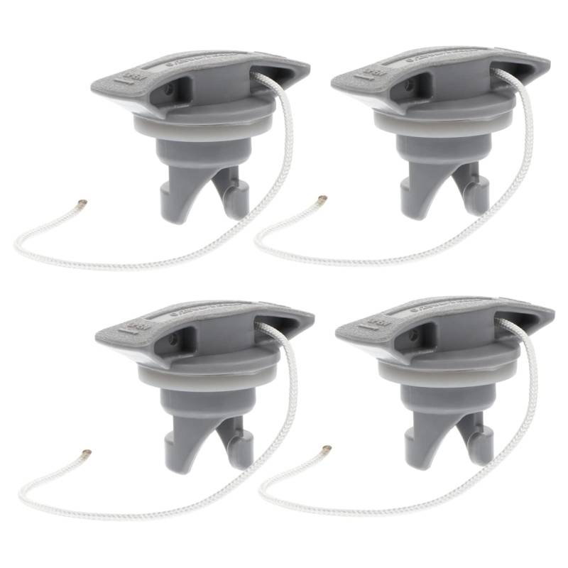 Veemoon 4 Stücke Kajak Luftventil Abdeckung Aufgeblasen Matratze Luftarmaturen Luftmatratze Schlauchboot Ventilkappe Boot Adapter Kappe Boot Pumpe Ventil Adapter Abdeckung Luftabdeckung von Veemoon
