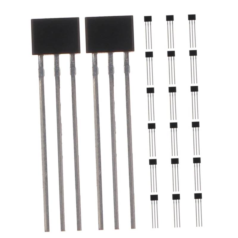 Veemoon 40 Stück Hall-effekt-sensor Hallsensor Hall -effekt -sensor Für Motor Digital Hall -sensor Hallenteile Hall -effekt -sensormodul Hall -effekt -modul Magnetsensor Legierung Black von Veemoon