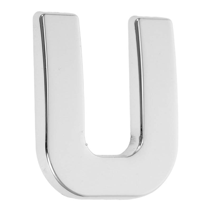 Veemoon Auto-alphabet-aufkleber Silbernes Emblem Auto Aufkleber Auto-aufkleber Aus Metall Auto Metallischer Aufkleber Auto-styling Aufkleber Für Auto Zahlenaufkleber Wortmarke 3d Buchstabe von Veemoon