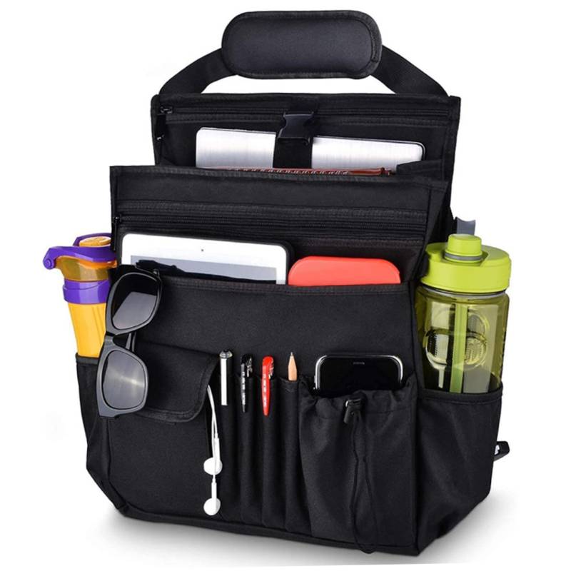 Tragbarer Backseat-Autoorganisator 17x5, 5x12 Zoll, mehrfach Tapostelwasserdicht mit Griff für Fahrzeuge, Kinderreisen und Roadtrips wichtig von Veesper