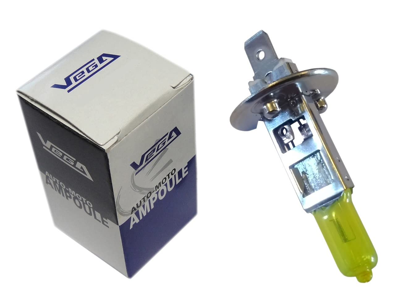 1 Leuchtmittel Vega® Gelb antik H1 55 W P14.5s Französische Marke 12 V von Vega