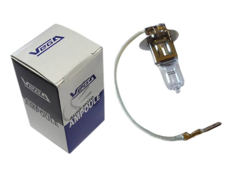 1 x Vega® Halogenlampe"Maxi" H3, 100 W, PK22s, französische Marke, 12 V von Vega