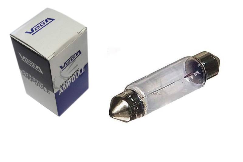 10 Vega® Leuchtmittel C5W 39mm sv8.5" Maxi" 12V von Vega