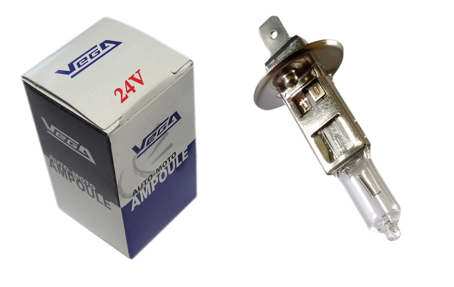 Leuchtmittel Vega® Halogen 'Maxi' 24 V H1 70 W P14.5s Französische Marke zugelassen von Vega