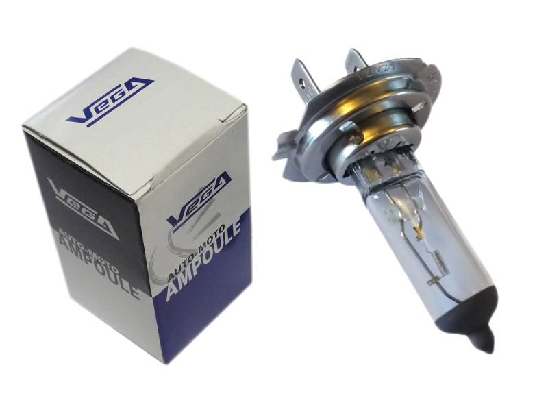 VEGA 1 Leuchtmittel Maxi' H7 55 W PX26d, französische Marke, zugelassen, 12 V von Vega