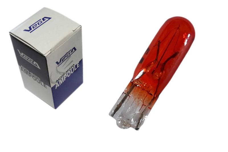VEGA 10 x W2x4.6d T5 WY2.3W Orange 12V Blinkerbirnen von Vega
