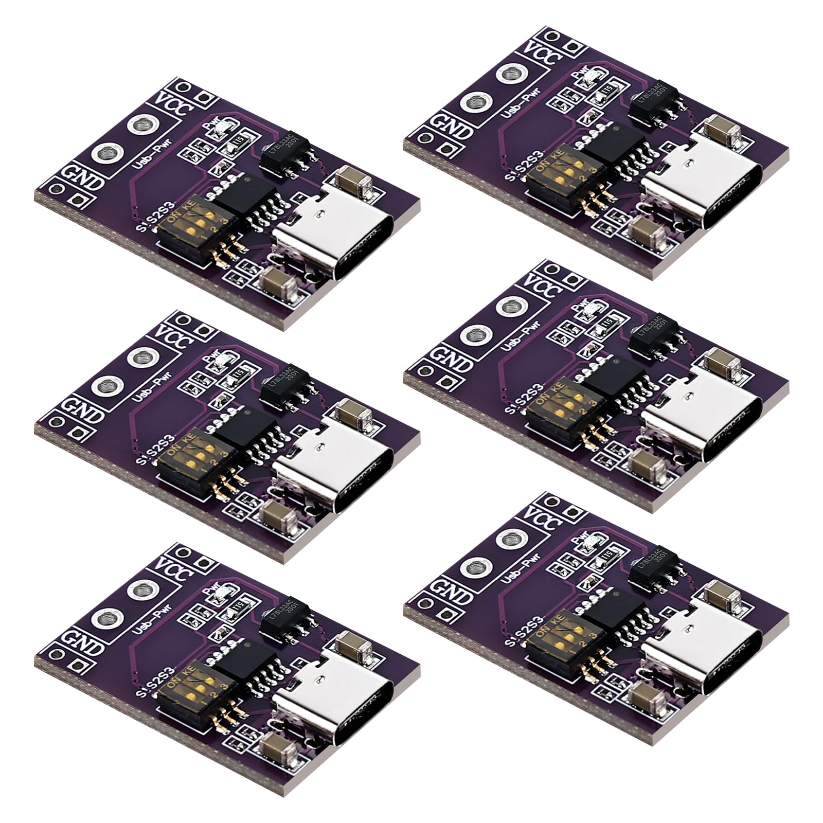 PD/QC/AFC Schnelllade Triggermodul,6 Stück Decoy-Modul,Unterstützung 5V 9V 12V 15V 20V,Schnelle Ladung Trigger Abfrage Detektor,Schnelllade-Decoy-Trigger Für Smart Homes PD/QC/AFC Schnelllade Triggermodul,6 Stück Decoy-Modul,Unterstützung 5V 9V 12V 15V 20V,Schnelle Ladung Trigger Abfrage Detektor,Schnelllade-Decoy-Trigger Für Smart Homes von Vegena