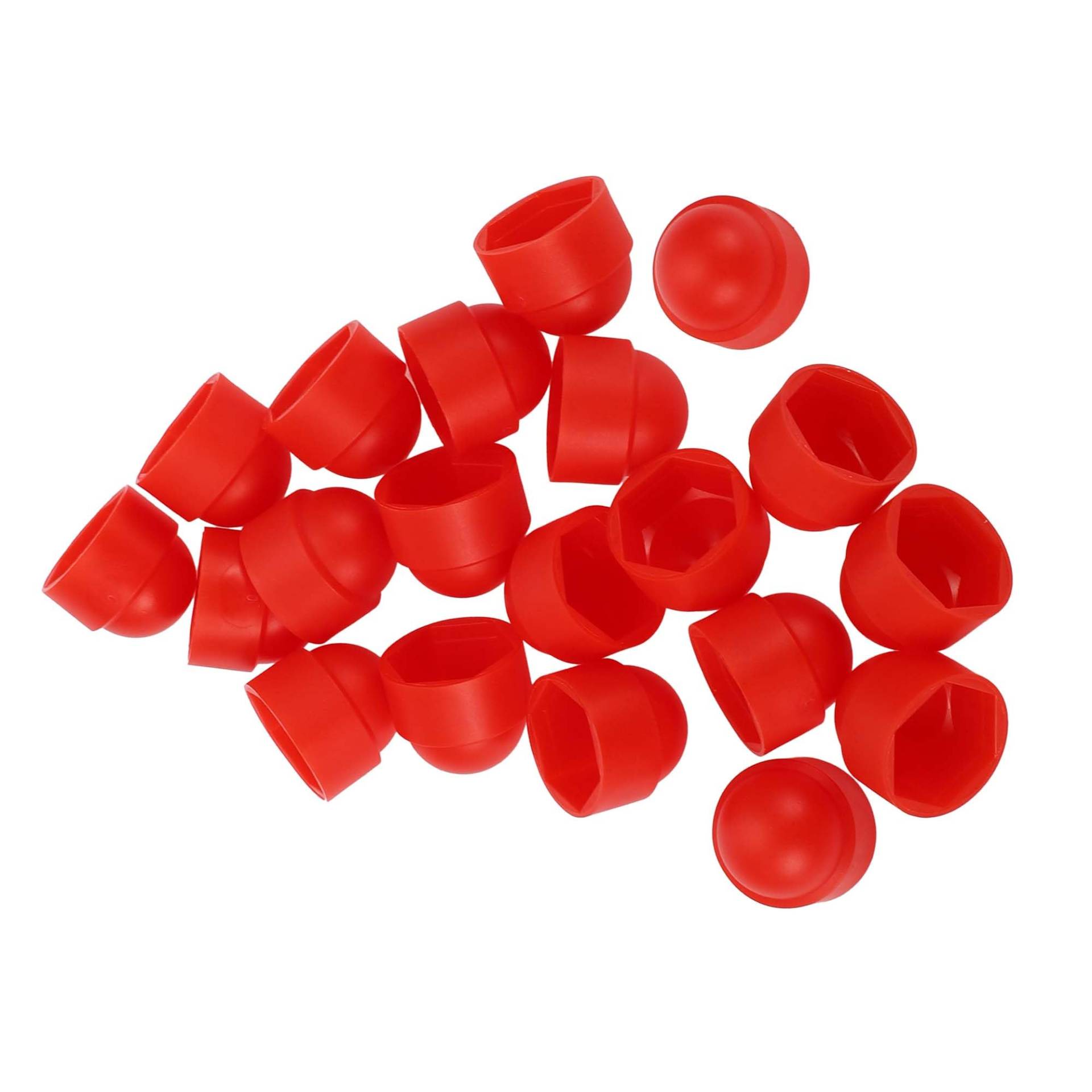 VekAuto 20 Stück Radmutter Schraube 24mm Felgen Reifenmutter Schrauben Staubschutzkappe Abdeckung Mutter Schutz Kunststoff Rot Außen VekAuto 20 Stück Radmutter Schraube 24mm Felgen Reifenmutter Schrauben Staubschutzkappe Abdeckung Mutter Schutz Kunststoff Rot Außen von VekAuto