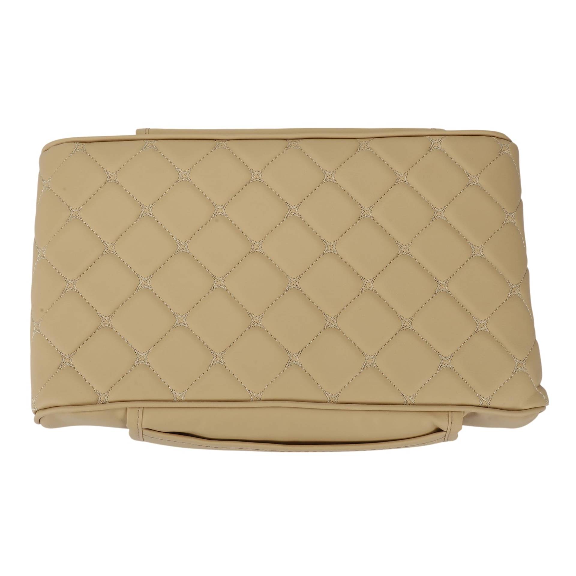 VekAuto Auto Mittelarmlehnenabdeckung Mittelarmlehnenpolster Mit Aufbewahrungstasche 34x23x6cm / 13.39"x9.06"x2.36" Beige Nappa Leder VekAuto Auto Mittelarmlehnenabdeckung Mittelarmlehnenpolster Mit Aufbewahrungstasche 34x23x6cm / 13.39"x9.06"x2.36" Beige Nappa Leder von VekAuto