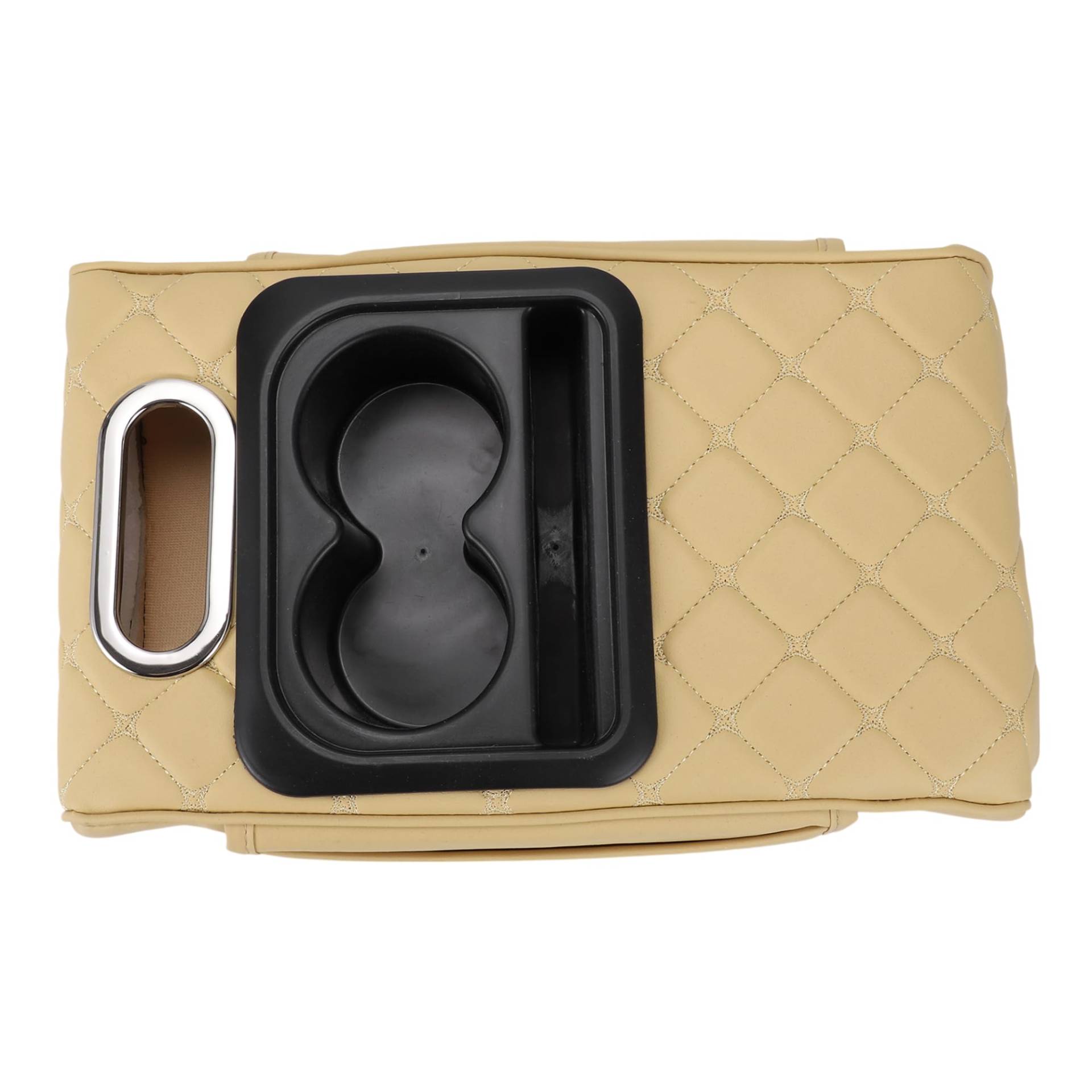 VekAuto Auto Mittelkonsole Abdeckung Armlehnen Abdeckung Multifunktional 34x23x6cm / 13.39"x9.06"x2.36" Beige Schwarz Nappa Leder VekAuto Auto Mittelkonsole Abdeckung Armlehnen Abdeckung Multifunktional 34x23x6cm / 13.39"x9.06"x2.36" Beige Schwarz Nappa Leder von VekAuto