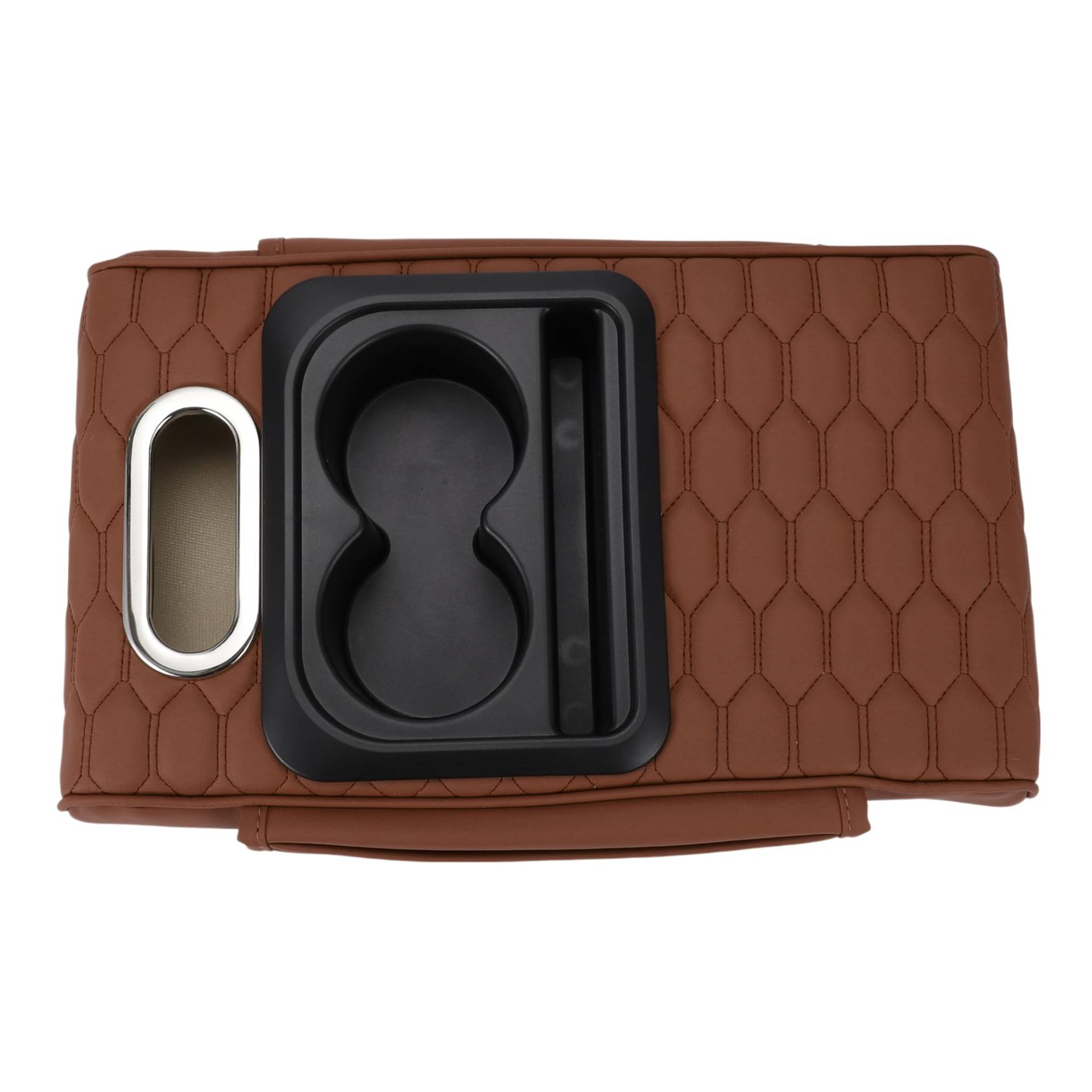 VekAuto Auto Mittelkonsole Abdeckung Armlehnen Abdeckung Multifunktional 34x23x6cm / 13.39"x9.06"x2.36" Hellbraun Schwarz Nappa Leder VekAuto Auto Mittelkonsole Abdeckung Armlehnen Abdeckung Multifunktional 34x23x6cm / 13.39"x9.06"x2.36" Hellbraun Schwarz Nappa Leder von VekAuto