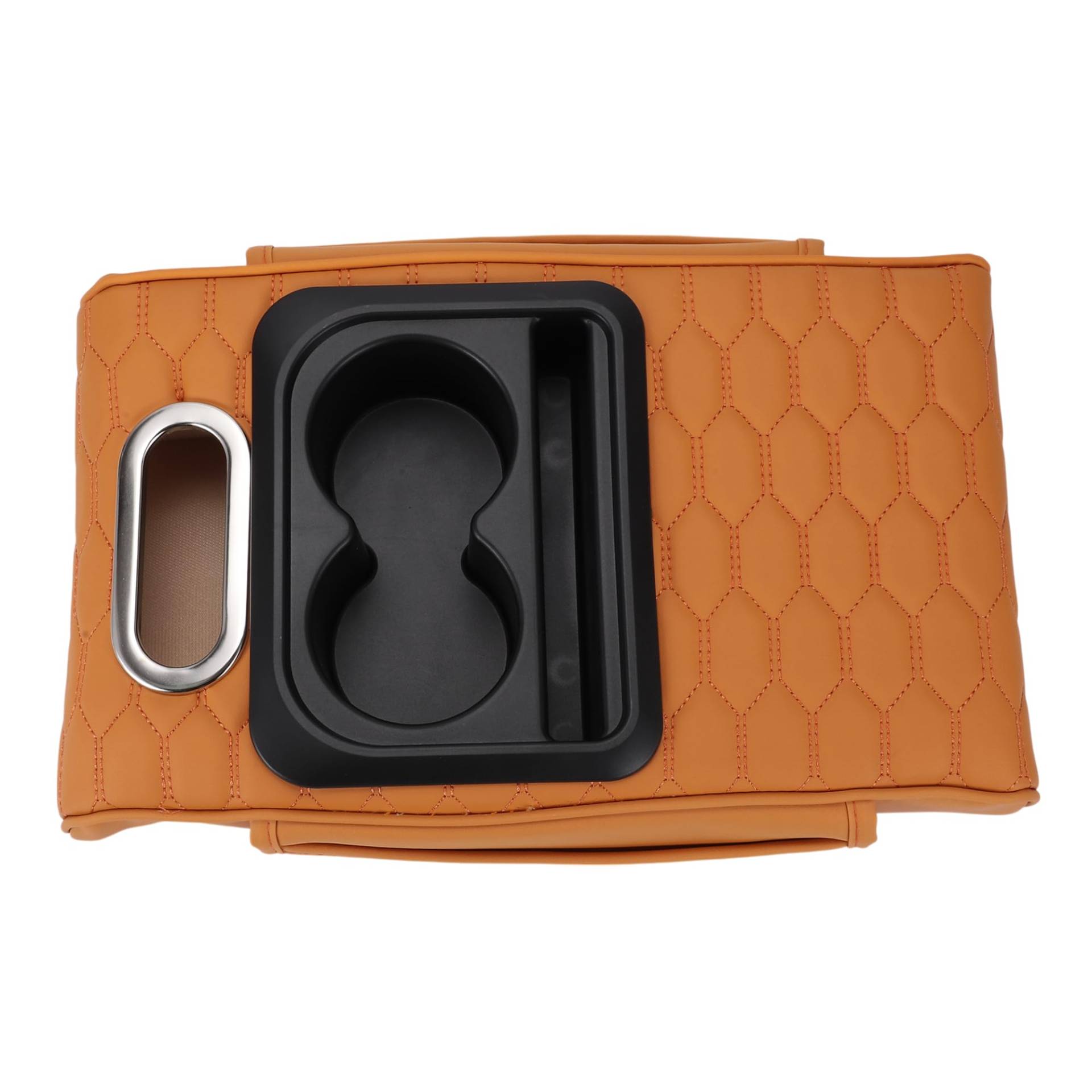 VekAuto Auto Mittelkonsole Abdeckung Armlehnen Abdeckung Multifunktional 34x23x6cm / 13.39"x9.06"x2.36" Orange Schwarz Nappa Leder VekAuto Auto Mittelkonsole Abdeckung Armlehnen Abdeckung Multifunktional 34x23x6cm / 13.39"x9.06"x2.36" Orange Schwarz Nappa Leder von VekAuto