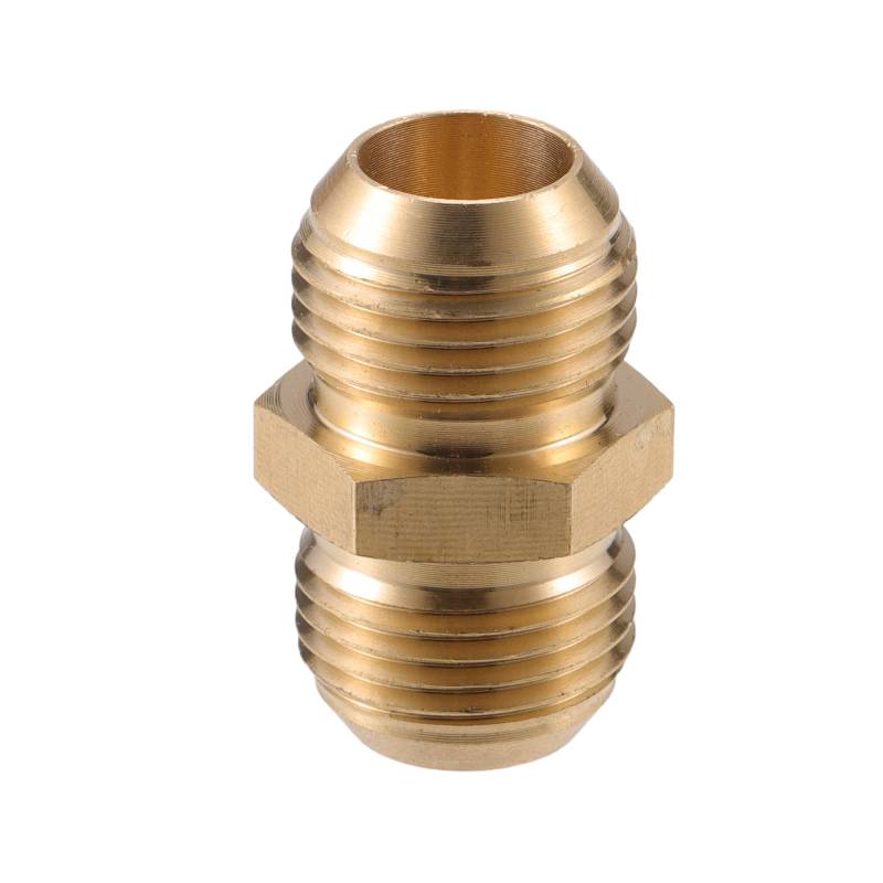 VekAuto Hochdruckreiniger-Anschluss, M18x1.5 zu M18x1.5 männlicher Adapter aus Messing Schraubenschlauchanschluss Universal für Hochdruckreiniger Schnellkupplung Messing Kupferfarbe von VekAuto