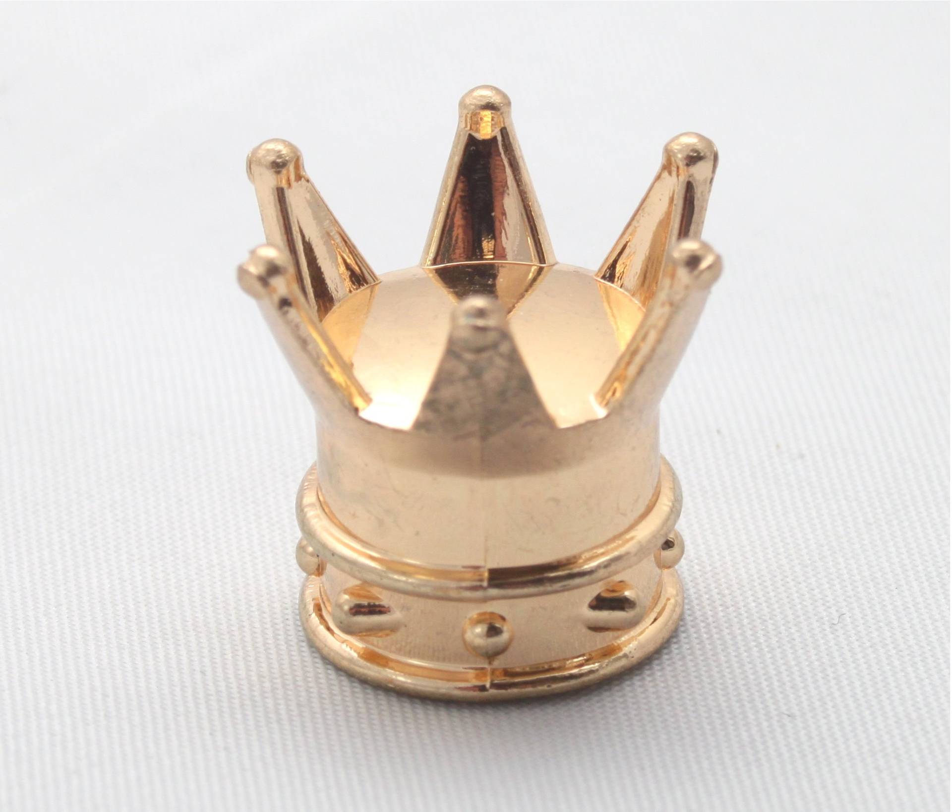 4X Ventilkappen Krone König Farbe: Gold Golden Ventilkappe Vkrgo von Ventilkappenkönig