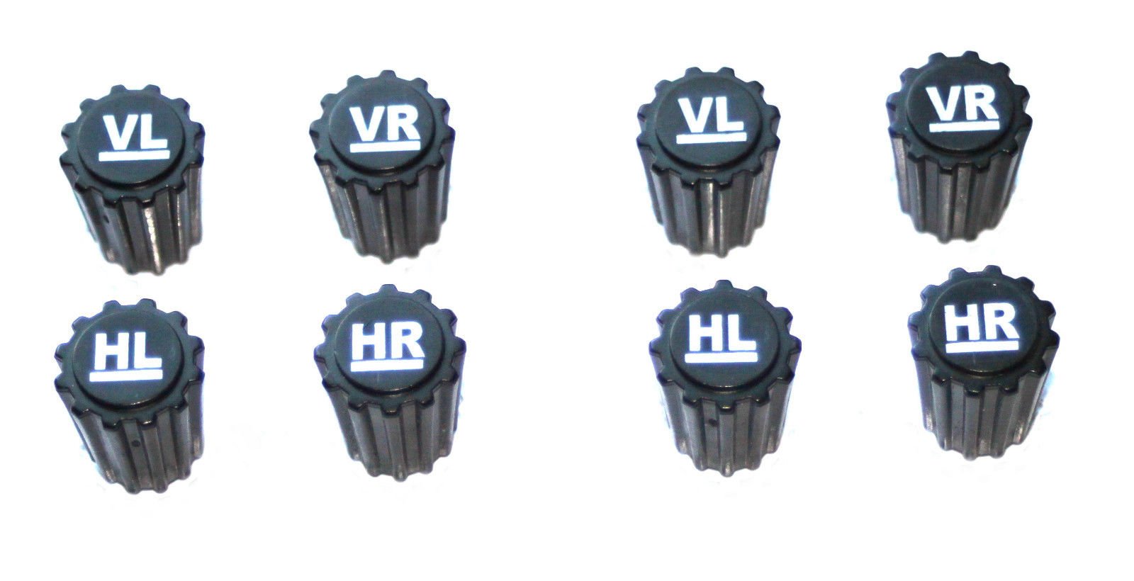Ventilkappenkönig 8x Reifenmarkierung Ventilkappen Universell für Autos, Fahrräder, Motorräder, Roller - Schwarz, Kunststoff Ventilkappenkönig 8x Reifenmarkierung Ventilkappen Universell für Autos, Fahrräder, Motorräder, Roller - Schwarz, Kunststoff von Ventilkappenkönig