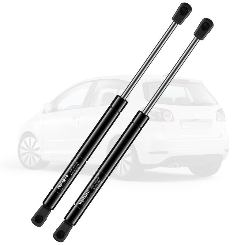 Vepagoo 2 Heckklappendämpfer Gasfeder für 2005-2013 Golf Plus 5M1 521 Alle Motoren Schrägheck Kofferraum Gasdruckfedern Hebebühnen Ersatz für 5M0827550, 5M0827550A von Vepagoo