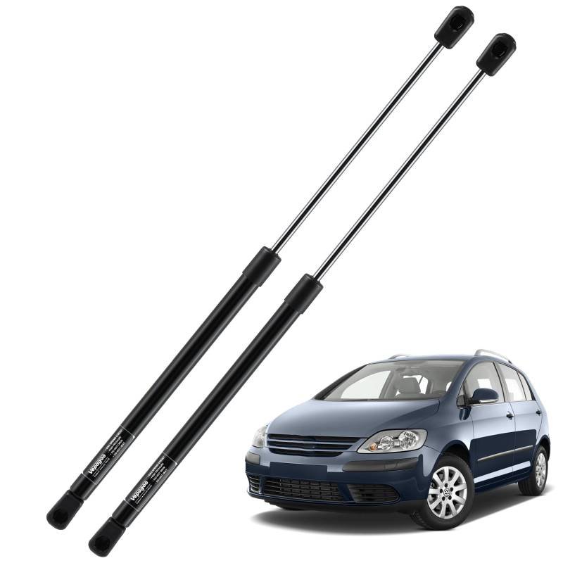 Vepagoo 2 x Gasdruckfedern für Golf Plus 5M1 521 alle Schrägheck Motoren (2005-2013) – Heckklappendämpfer, kompatibel mit #5M0827550 von Vepagoo