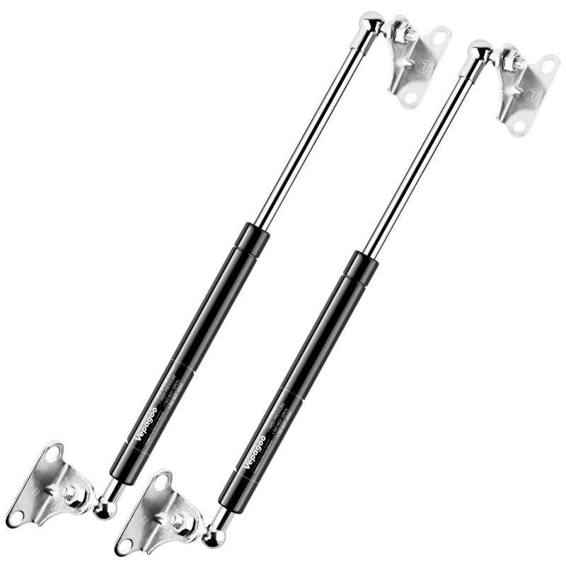 Vepagoo 580MM 445N 45KG Gasdruckfedern, 58CM möbel stoßdämpfer Regelbar Halterung Schwerlast Hydraulisch Gasdruckdämpfer für Deckel Dachbodenluke Türen LKW und andere individuelle Anwendungen, 2er von Vepagoo