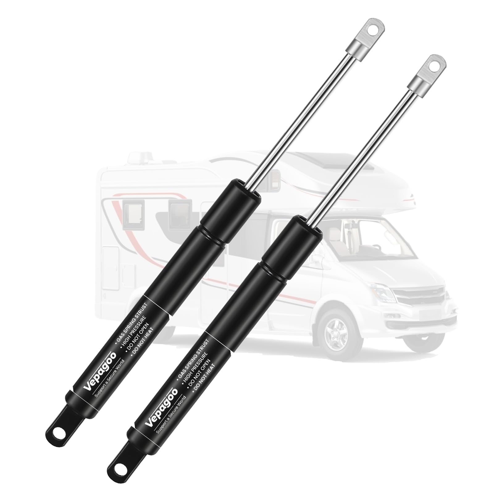 Vepagoo Gasdruckdämpfer 2er Set – Starke Hebeunterstützung für Wohnmobil Dachfenster, kompatibel mit Seitz Dometic Heki 2 E015 Ideal für zuverlässige Gasfederungen Vepagoo Gasdruckdämpfer 2er Set – Starke Hebeunterstützung für Wohnmobil Dachfenster, kompatibel mit Seitz Dometic Heki 2 E015 Ideal für zuverlässige Gasfederungen von Vepagoo
