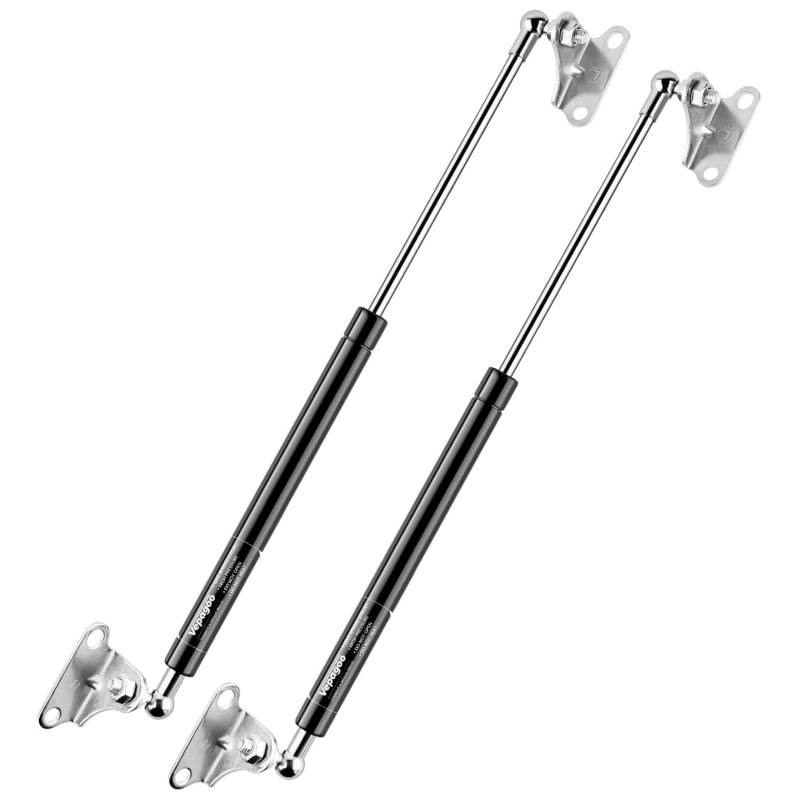 Vepagoo Gasdruckfeder 760MM 445N/45KG, Universal regelbar Schwerlast L-Typ Gasdruckdämpfer Hydraulisch Gasfeder für Werkzeugkasten Wohnmobil - Schranktüren und andere individuelle Anwendungen, 2er von Vepagoo
