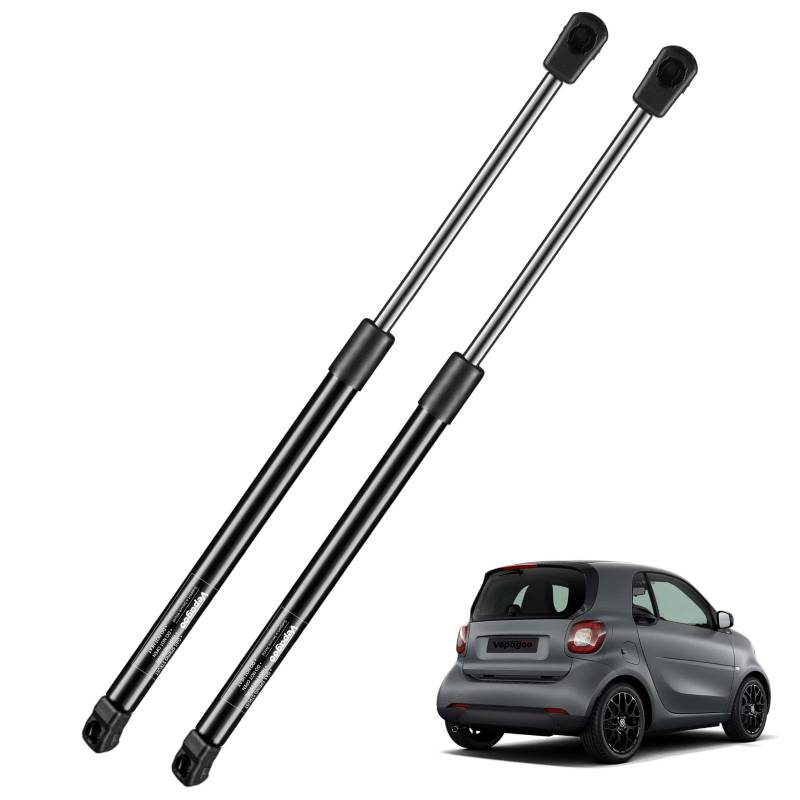 Vepagoo Heckklappendämpfer Gasdruckfedern für Fortwo 451 Coupe 2008-2016 kofferraum dämpferr OEM-Teilenummer: #4519880004, Original- Kofferraum– 2 Stück von Vepagoo