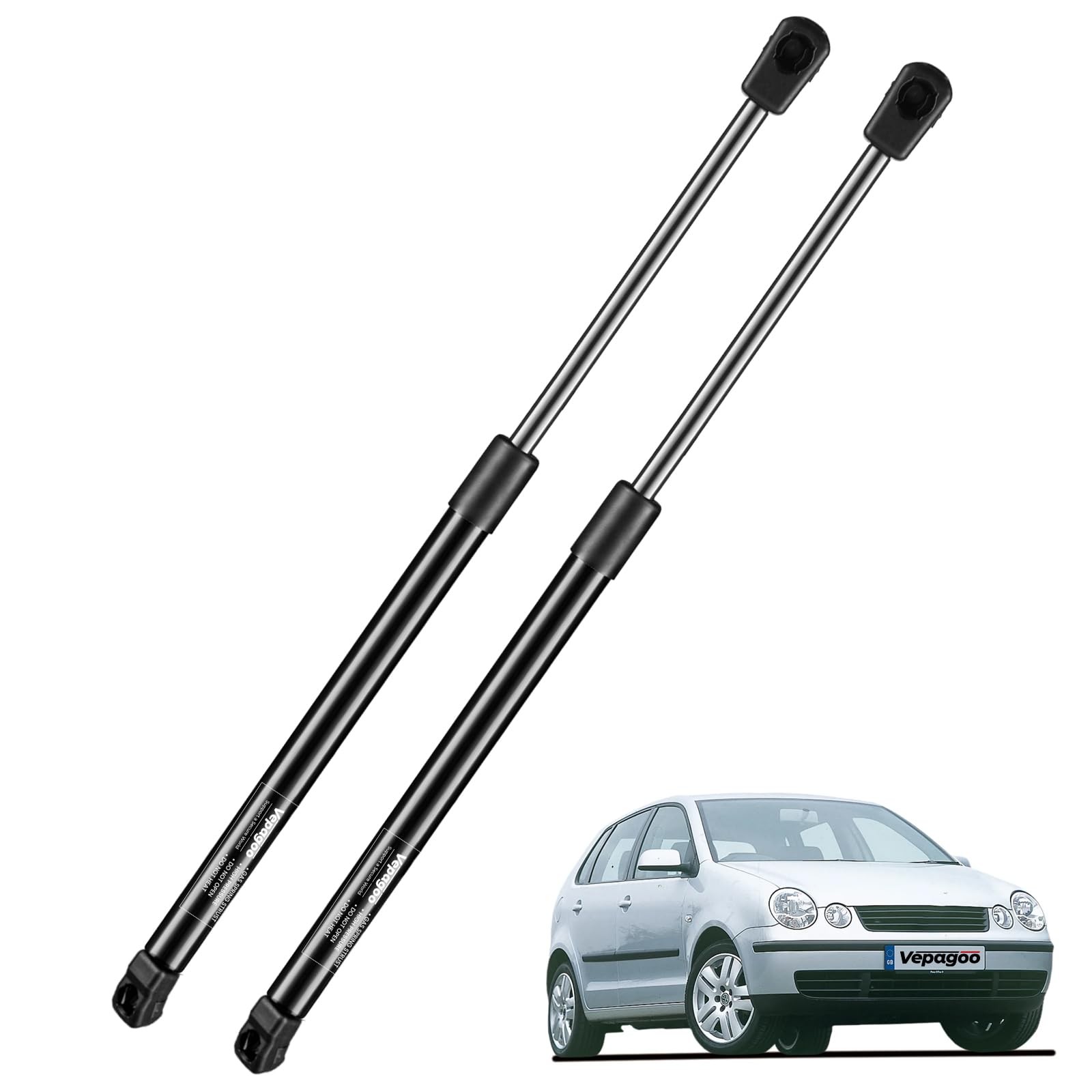 Vepagoo Heckklappendämpfer Gasdruckfedern für Polo 9N 2001-2009 kofferraum dämpfer OEM-Teilenummer: #6Q6827550, Original- Kofferraum– 2 Stück Vepagoo Heckklappendämpfer Gasdruckfedern für Polo 9N 2001-2009 kofferraum dämpfer OEM-Teilenummer: #6Q6827550, Original- Kofferraum– 2 Stück von Vepagoo